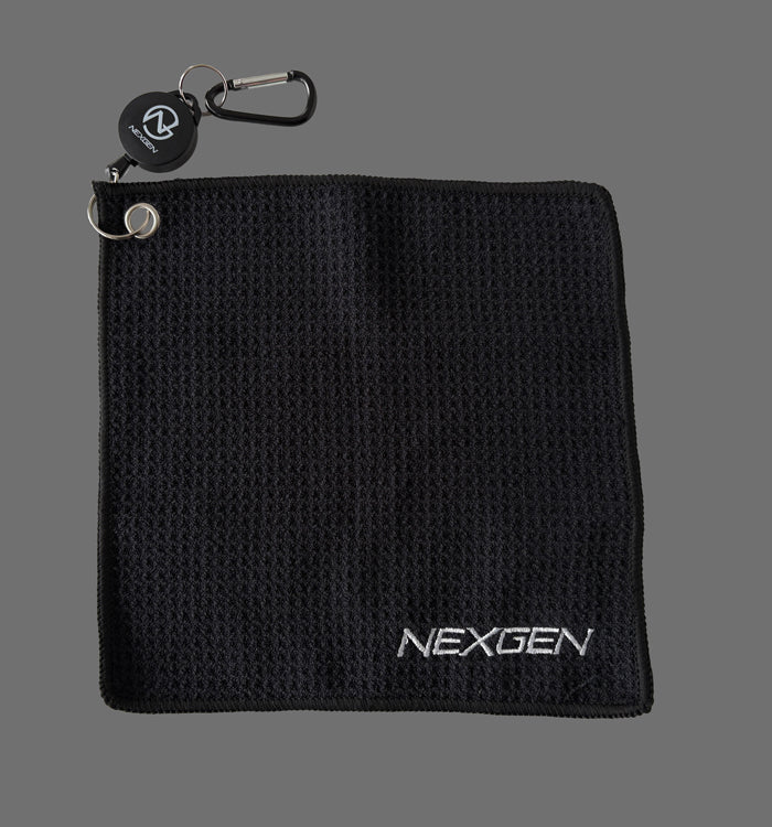 リールカラビナ付きマイクロファイバータオル | NEXGEN GOLF