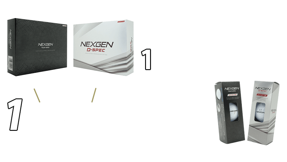 NEXGENボール1ダース購入ごとに同モデル1スリーブプレゼント